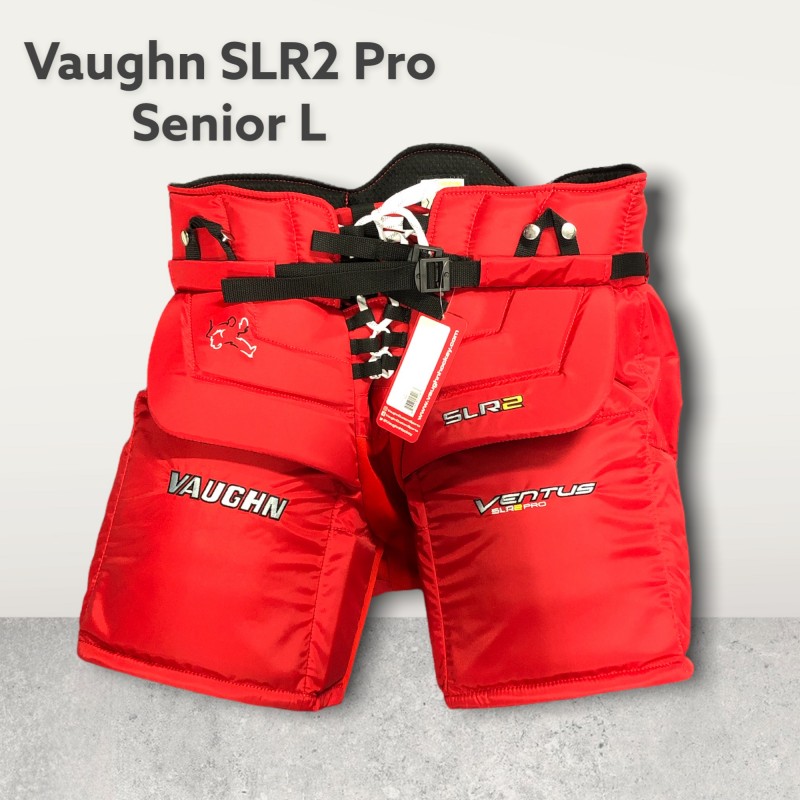 VAUGHN SLR2 PRO ゴーリーパンツ シニアL 赤 | サーティーンスポーツ for ゴーリー ｜ アイスホッケー用品通販